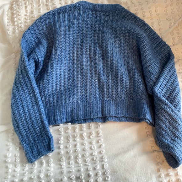 American eagle blue knit sweater - Picture 3 of 3